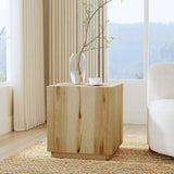 Layne Square End Table, True Natural