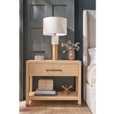 Leah Nightstand, Raffia-Furniture - Bedroom-High Fashion Home