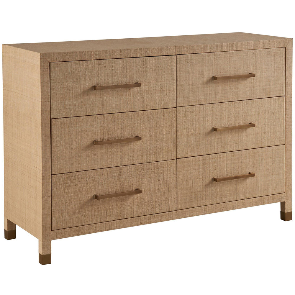 Leah dresser, Raffia-Furniture - Storage-High Fashion Home