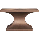 Leander Console Table, Aged Brass-Furniture - Accent Tables-High Fashion Home