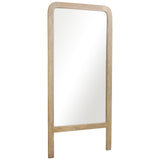 Leaner Footed Mirror, Natural