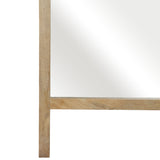 Leaner Footed Mirror, Natural