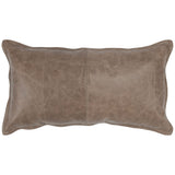 SLD Leather Lumbar Pillow by Classic Home