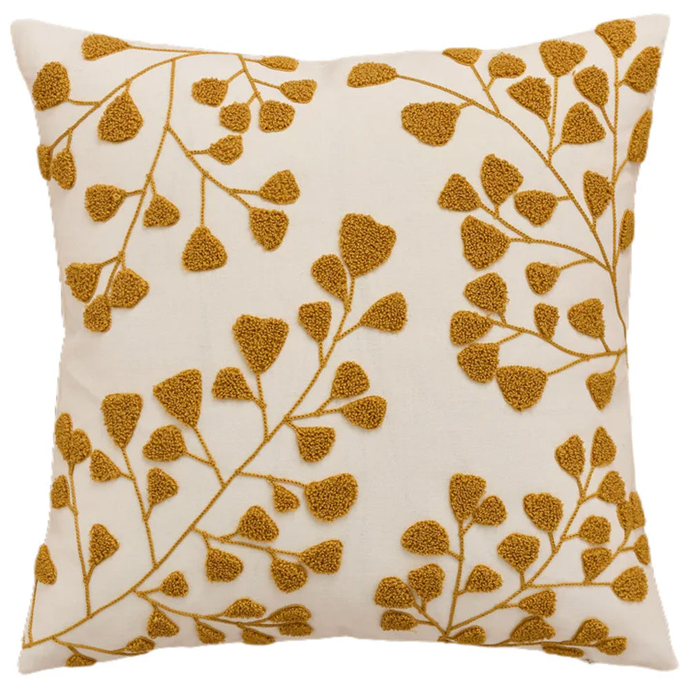 Leaves Pillow, Yellow