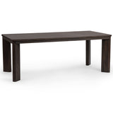Ledro Dining Table, Dark Brown-Furniture - Dining-High Fashion Home