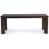Ledro Dining Table, Dark Brown-Furniture - Dining-High Fashion Home