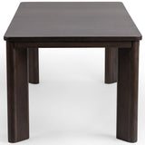 Ledro Dining Table, Dark Brown-Furniture - Dining-High Fashion Home