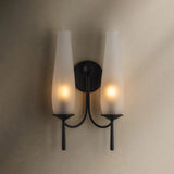 Legacy Double Wall Sconce, Forged Iron
