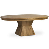 Leif Round Extension Dining Table, Aged Natural by Four Hands