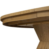 Leif Round extension Dining Table, Aged Natural by Four Hands-Furniture - Dining-High Fashion Home