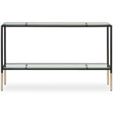 Leigh Console Table, Black-Furniture - Accent Tables-High Fashion Home