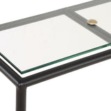 Leigh Console Table, Black-Furniture - Accent Tables-High Fashion Home