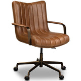 Lemmy Desk Chair, Sonoma Chestnut by Four Hands-Furniture - Office-High Fashion Home
