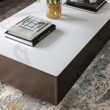 Lenay Coffee Table, Dark Bronze-Furniture - Accent Tables-High Fashion Home