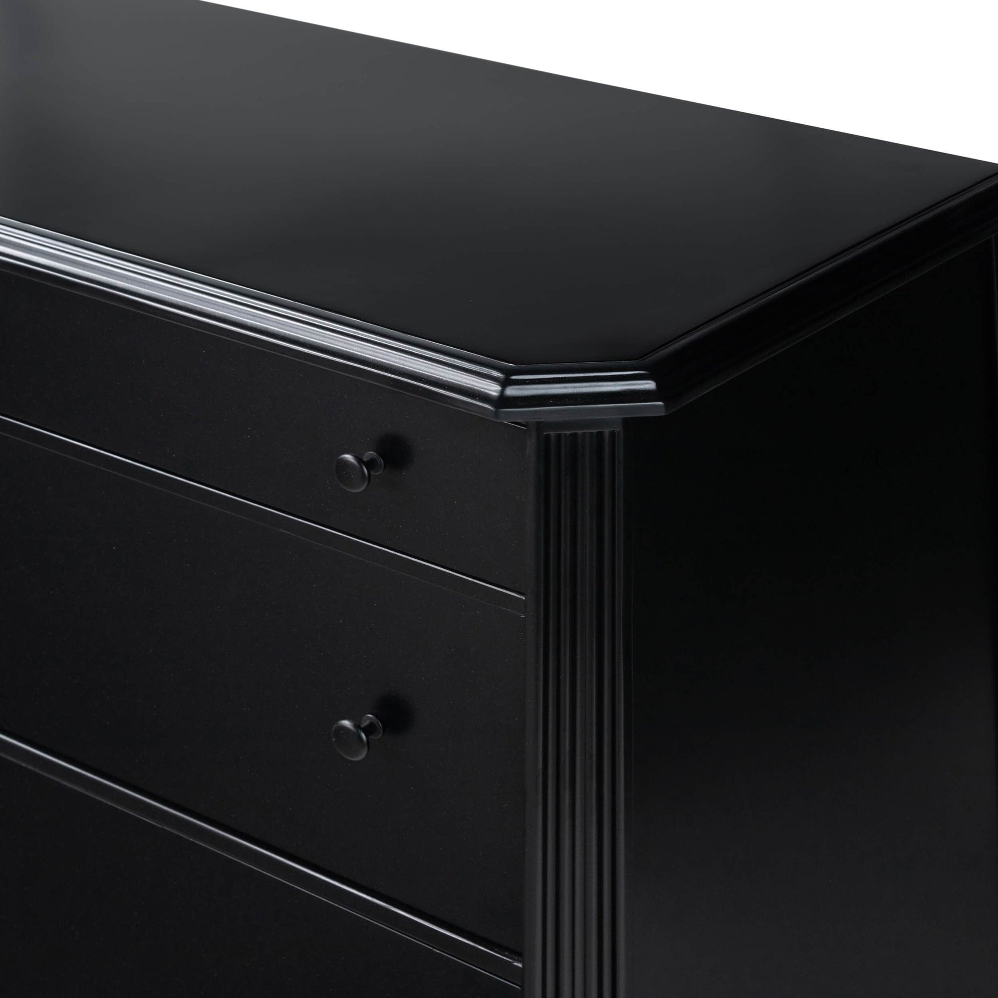 Lendon 6 Drawer Dresser, Black by Four Hands High Fashion Home Lendon 6 Drawer Dresser, Black by Four Hands High Fashion Home
