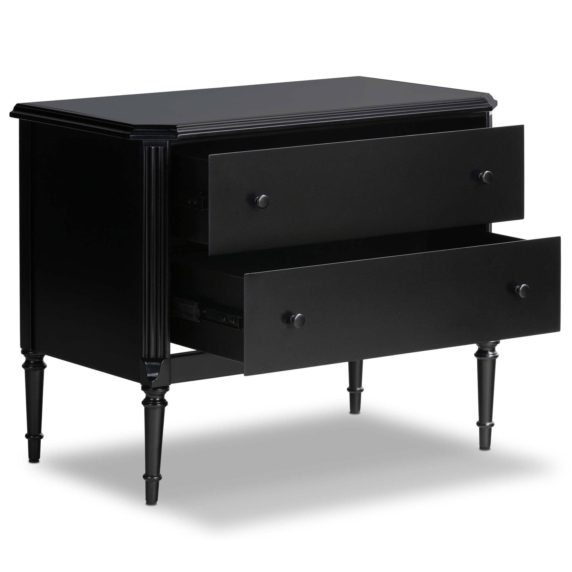 Lendon Nightstand Black High Fashion Home