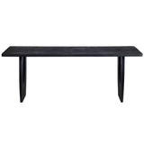 Lennox Dining Table, Black-Furniture - Dining-High Fashion Home