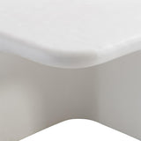 Lennox Outdoor Cocktail Table, Chalky White-Furniture - Outdoor-High Fashion Home