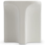 Lennox Outdoor Side Table, Chalky White-Furniture - Outdoor-High Fashion Home