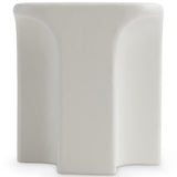Lennox Outdoor Side Table, Chalky White-Furniture - Outdoor-High Fashion Home