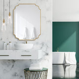 Lennyn Mirror, Gold-Accessories-High Fashion Home