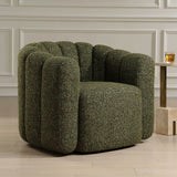 Lenoir Swivel Chair, Moss Green-Furniture - Chairs-High Fashion Home