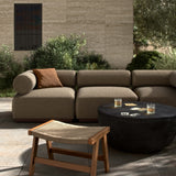 Lenox 3 Piece Outdoor Sectional, Alessi Fawn