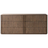 Leo 6 Drawer Dresser, Rustic Grey by Four Hands