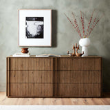 Leo 6 Drawer Dresser, Rustic Grey by Four Hands