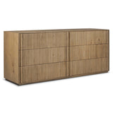 Leo 6 Drawer Dresser, Rustic Light Natural by Four Hands-Furniture - Storage-High Fashion Home
