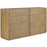 Leo 8 Drawer Dresser, Rustic Light Natural by Four Hands