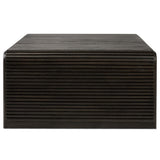 Leo Coffee Table, Smoked Black-Furniture - Accent Tables-High Fashion Home