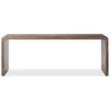 Leo Console Table, Rustic Grey by Four Hands