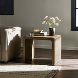 Leo End Table, Rustic Grey
