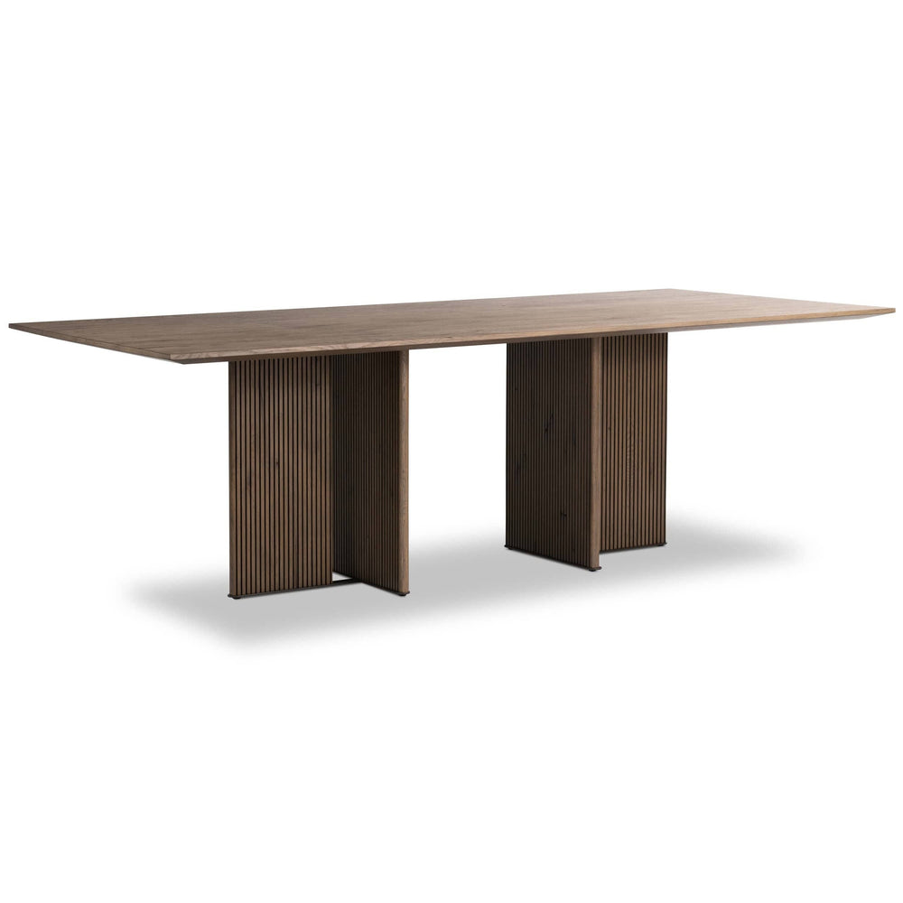 Leo Rectangular Dining Table, Rustic Grey by Four Hands