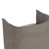 Leontine Swivel Chair, Meg Taupe/Ivanhoe Mineral-Furniture - Chairs-High Fashion Home