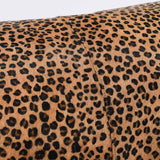Leopard Hide Lumbar pillow, Camel/Black