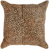 Leopard Hide pillow, Camel/Black