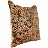 Leopard Hide pillow, Camel/Black