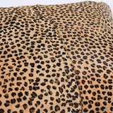Leopard Hide pillow, Camel/Black