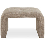 Leora Small Bench, Beige-Furniture - Benches-High Fashion Home