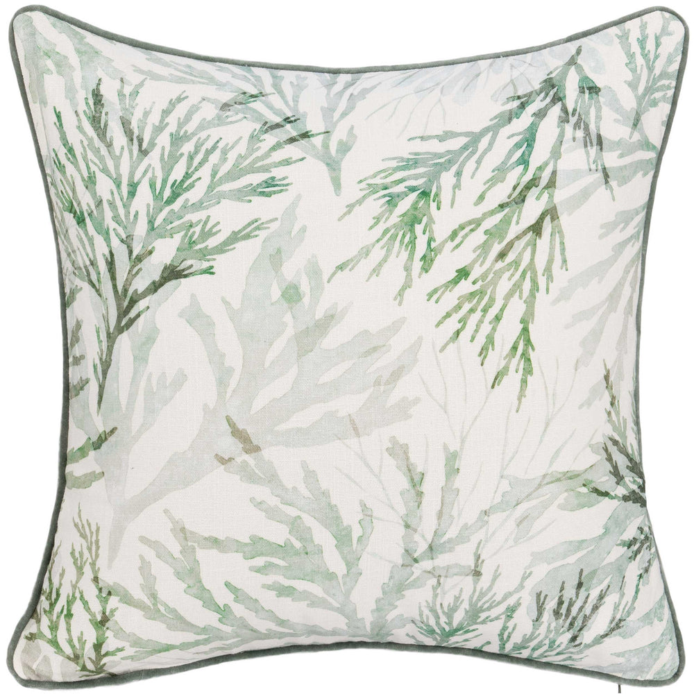 Lessonia Pillow, Green-Accessories-High Fashion Home