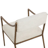 Leticia Dining Arm Chair, Geralt Linen-Furniture - Dining-High Fashion Home