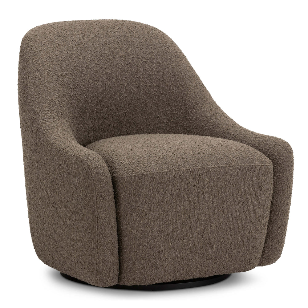 Levi Swivel Chair, Knoll Clay-Furniture - Chairs-High Fashion Home