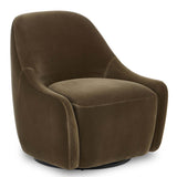 Levi Swivel Chair, Surrey Olive by Four Hands-Furniture - Chairs-High Fashion Home