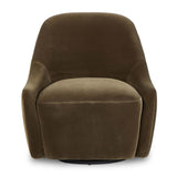 Levi Swivel Chair, Surrey Olive by Four Hands-Furniture - Chairs-High Fashion Home
