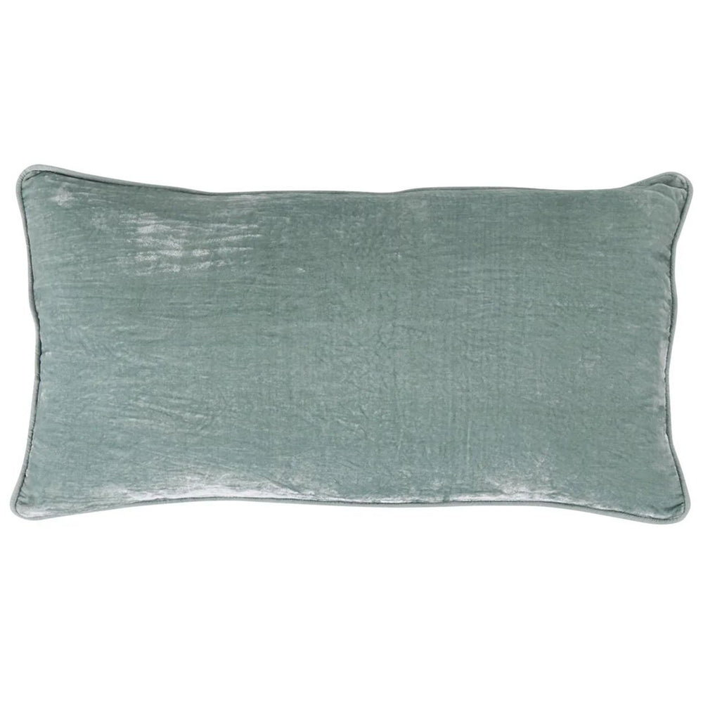 Lexington Lumbar Pillow, Pale Aqua