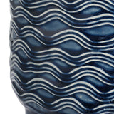 Leya Table Lamp, Blue-Lighting-High Fashion Home