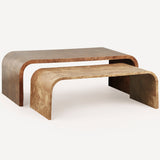 Liam Coffee Table Set of 2, Burl