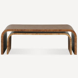 Liam Coffee Table Set of 2, Burl